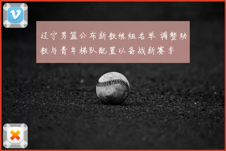 辽宁男篮公布新教练组名单 调整助教与青年梯队配置以备战新赛季